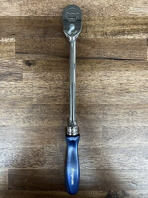 *NEW* Snap On 3 8quot; FHLD80A POWER BLUE Long Handle Ratchet FREE EXPEDITED $199.99