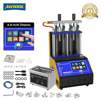 #ad AUTOOL CT180 Smart Car Fuel Injector Cleaner Tester Ultrasonic Cleaning Machine $469.06