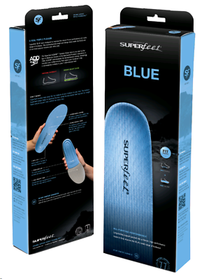 #ad Superfeet Foam Shoe Insoles for Medium Arch Support BLUE $20.99
