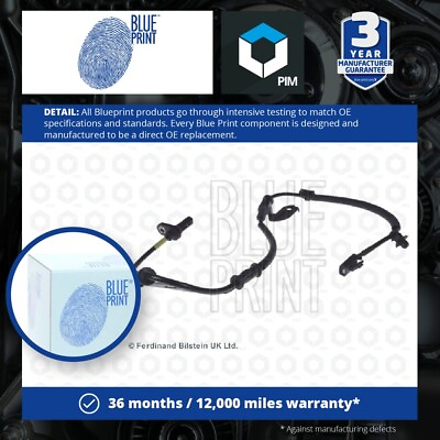 #ad #ad ABS Sensor Rear Right ADG07164 Blue Print Wheel Speed 599301H300 Quality New GBP 25.80