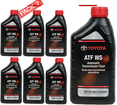 #ad Genuine Toyota ATF WS Automatic Transmission Oil Fluid ATFWS Lexus Scion 7 Quart $108.90