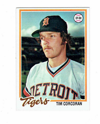 #ad Tim Corcoran Detroit Tigers OF DH #515 Topps 1978 #Baseball Card $6.39