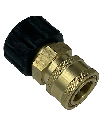 Pressure Washer Twist Connect M22 X 3 8 Socket Quick Connect Coupler 14mm Stem #ad $15.93