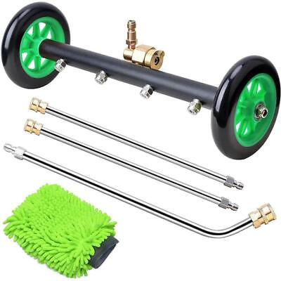 #ad EVEAGE Pressure Washer Water Broom 16quot; for Cleaning Surfaces Female to Male $59.67