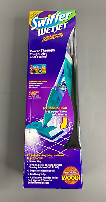 #ad Swiffer WetJet Starter Kit All in One Power Mop With Sprayer New Old Stock $37.50
