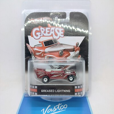 #ad 2013 Hot Wheels Retro Entertainment Grease 48 Ford Greased Lightning X8902 $87.99
