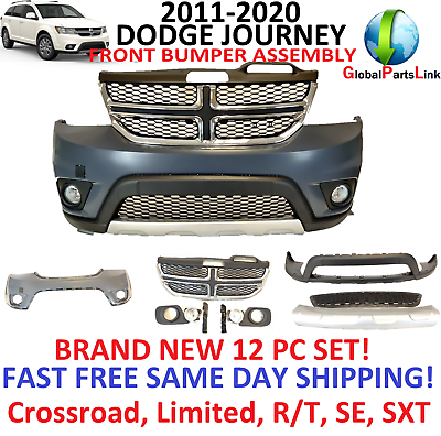 #ad 2011 2019 Dodge Journey Front Bumper Cover Assembly Complete with grill fogs $399.50