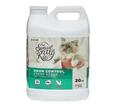 #ad Special Kitty Odor Control Tight Clumping Cat Litter Fresh Scent 20lb $8.99