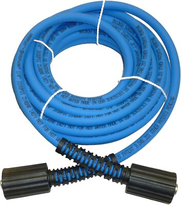 #ad UBERFLEX Kink Resistant Pressure Washer Hose 1 4quot; x 25#x27; 3100 PSI Blue Black $48.12