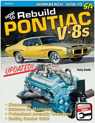 #ad SA200 How to Rebuild Pontiac V 8s Disassembly Assembly Casting Numbers 350 400 $29.99