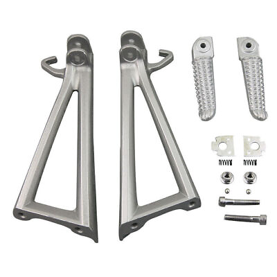 #ad For Yamaha YZF R6 2006 2010 07 Passenger Rear Pedals Footrests Footpegs Aluminum GBP 28.39