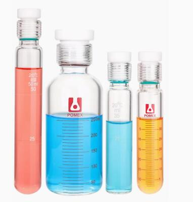 #ad Comprehensive Lab Supply Package: High Pressure Glass Bottles 5ml 150ml Range C $236.23