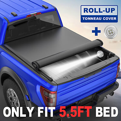 #ad #ad Truck Tonneau Cover For 2004 2015 Nissan Titan 5.5FT Short Bed Roll Up On Top $126.82