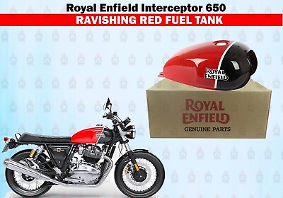 #ad Royal Enfield quot;Ravishing Red Petrol Gas Fuel Tank For Interceptor 650quot; $378.90