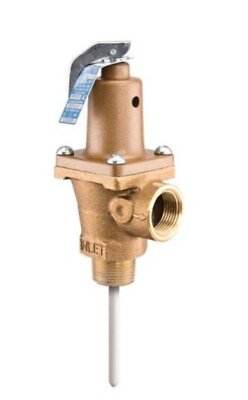 #ad Watts Temperature amp; Pressure Safety Relief Valve 3 4quot; LF40XL Z2 150 210 #0121415 $180.00