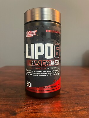 #ad #ad Nutrex Research Lipo 6 Black Ultra Concentrate Thermogenic Energizing Fat Burn $21.99