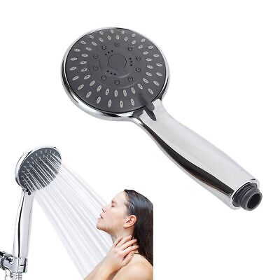 #ad High Pressure 5 Setting Shower Head Bathroom Hand Held Showerhead Water Saving $9.64