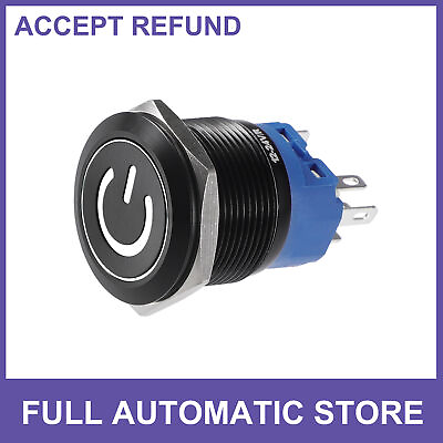ONE 22mm Car Truck Pressure Switch Momentary Push Button Switch Universal #ad $12.49