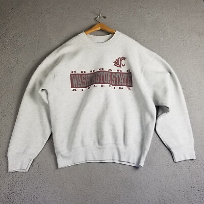 #ad Vintage Salem Sportswear Washington State Cougars Grunge Crewneck Sweatshirt XL $39.88