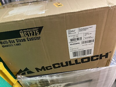 #ad #ad McCulloch MC1275 Multi Use Steam Canister Store Return Tested and Working $189.99