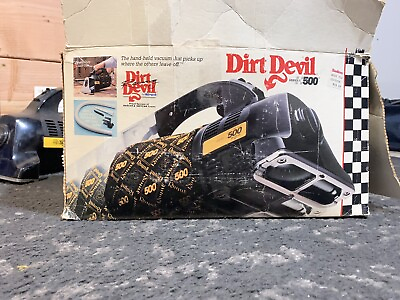 Royal Dirt Devil Hand Vacuum Cleaner Series 500 Model with Manual and Box $24.00