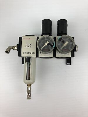 #ad Rexroth AS2 FLC G038 PBP Pneumatic Pressure System with Gauges and Lubricator $120.00