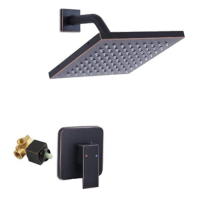 #ad Oil Rubbed Bronze Shower Faucet Single Function Shower Trim Kit with Rough in... $87.26