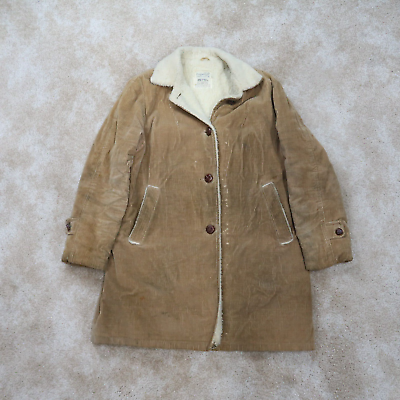#ad Vintage Fingerhut Corduroy Jacket SIZE 16 Western Barn Coat Button Front $26.24