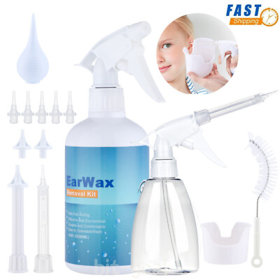 #ad Ear Wax Removal Remover Irrigation Cleaner Cleaning Washer Bottle Syringe Kit $16.95