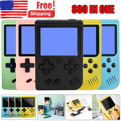 #ad Retro Video Game Console Built in 800 Games Portable Handheld Kids Game Console* $15.59