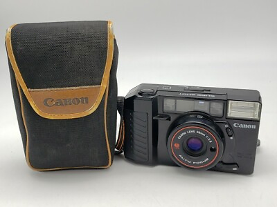 #ad Canon Sure Shot Auto Focus 35mm Film Camera 38mm 1:2.8 Lens Film Door Wont Close $39.99