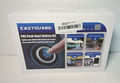 #ad Easyguard pke car alarm with remote start auto keyless entry push start system $89.99