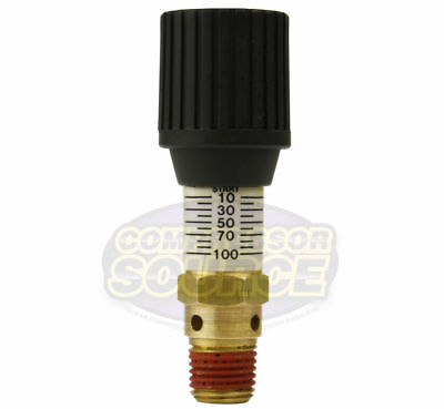 #ad 0 100 PSI Brass CR Series Adjustable Air Pressure Relief Valve Control Devices $14.95