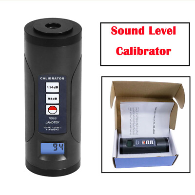 #ad Digital Noise Sound Level Calibrator Decibel Sound Pressure Level Meter Tester $216.58