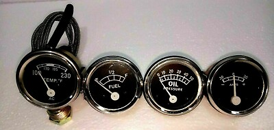 #ad Ford Temp Oil Amp Fuel Gauge Kit Tractor 600700800900180020004000 Series $28.85
