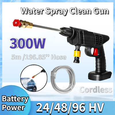 #ad Portable Wireless Cleaner Wash Machine Car Washer High Pressure Water Spray Gun $87.94