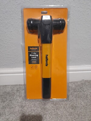 #ad Halfords T Bar Steering Wheel Lock New And Sealed. GBP 59.00