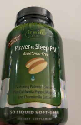 #ad Power to Sleep PM Melatonin Free 50 Liquid Soft Gels $19.99