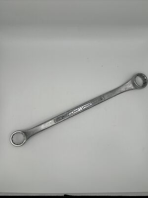 #ad Vintage Craftsman 15 16#x27;#x27; x 1#x27;#x27; Offset Double Box End Wrench V Forged USA NICE $17.60