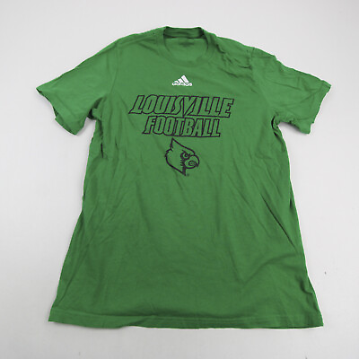 #ad Louisville Cardinals adidas Amplifier Short Sleeve Shirt Men#x27;s Green New $17.49