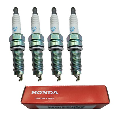 #ad 4P NEW For Honda Spark Plug ngk 12290 R41 L01 ILX HR V Civic $24.11