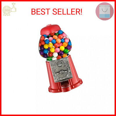 #ad Vintage Gumball Machine 11 Inch Retro Style Coin Operated Cast Metal Vending $33.92