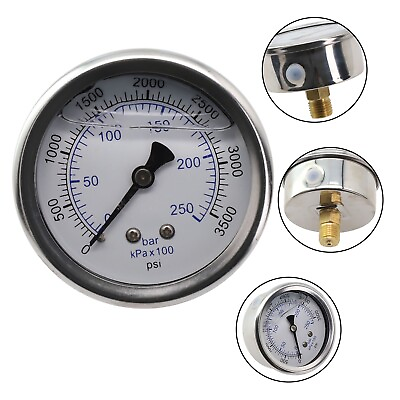 #ad #ad Cleaning Machine Parts Pressure Gauge Meter Detector High Precision Metal Thread $21.62