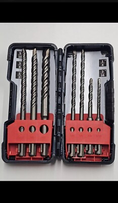 #ad Bosch 7 Piece Carbide Tipped SDS plus Rotary Hammer Drill Bit Set with Case $33.50