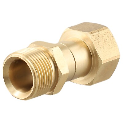 #ad M22 14mm Thread Garden Pressure Washer Swivel Joint Kink Free Connector Hose $14.50
