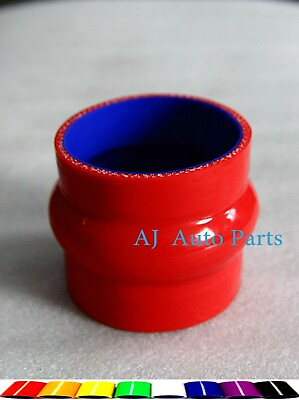 #ad For 2.75#x27;#x27; ID:70mm Straight Silicone Hump Hose Intercooler Coupler Tube Pipe Red $10.44