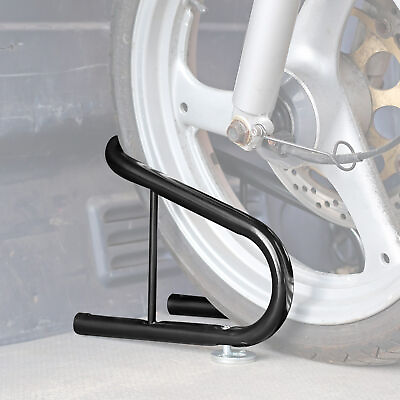 #ad 6.5quot; Motorcycle Tire Wheel Chock Bike Stand Trailer Truck Mount Kits Removable $27.99
