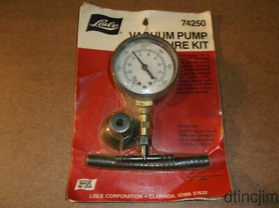 #ad Lisle 74250 Vacuum Pump Pressure Kit $10.95