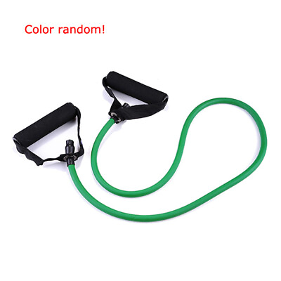 #ad 3.9ft Exercise Latex Resistance Band Fitness Stretch Training Home Workout 1pcs $4.69