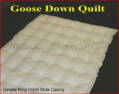 #ad DOUBLE BED 90% GOOSE DOWN QUILT DUVET WINTER PLUS WARMTH MADE IN AUSTRALIA AU $411.00